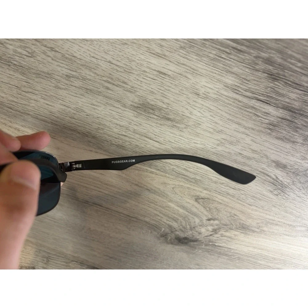 PUGS Sunglasses STYLE M4 Red Mirror Black Frames‎